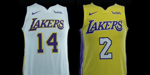 Lakers Wish Logo - Lakers estampará logo do Wish em suas camisas por três temporadas