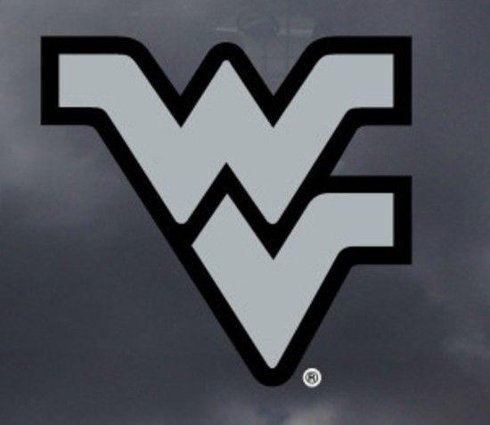 WV Logo - Show your pride for the West Virginia Mountaineers with this silver ...
