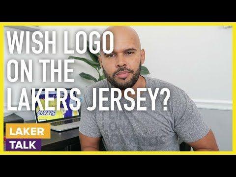 Lakers Wish Logo - Seriously, the Wish app Logo on a Lakers Jersey? C'mon Jeanie Buss