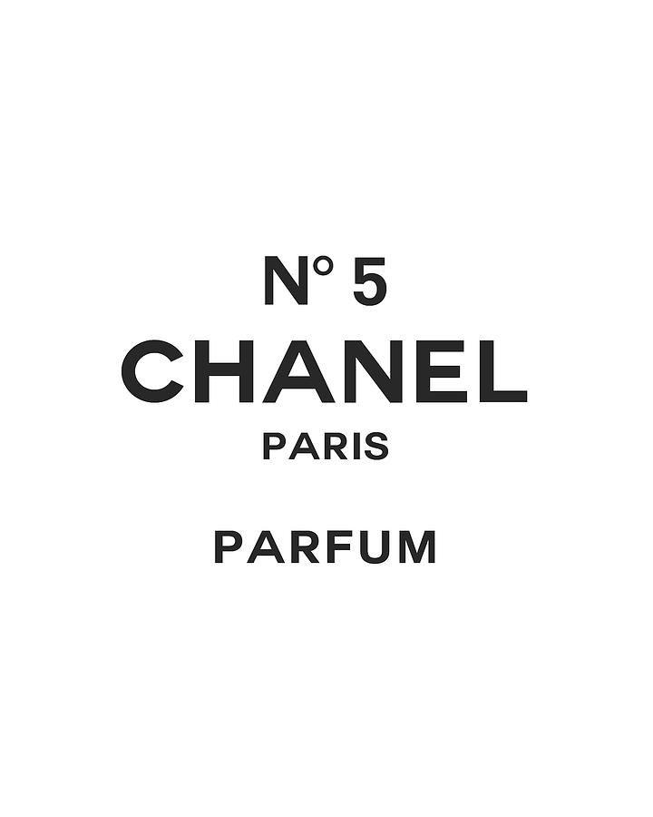 Chanel Number 5 Logo - Chanel No 5 Parfum And White 01 And Fashion