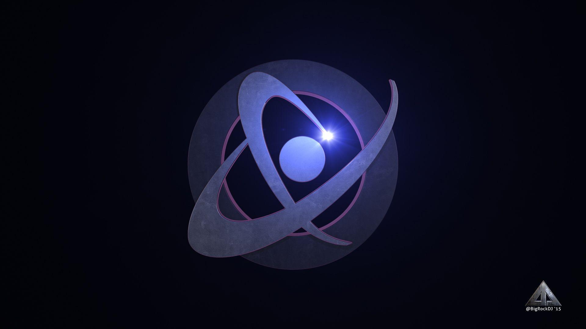 Blue and Green Atom Logo - the atom – Beloeil-Jones
