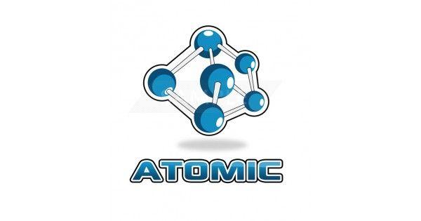 Blue and Green Atom Logo - Atom Logo Design