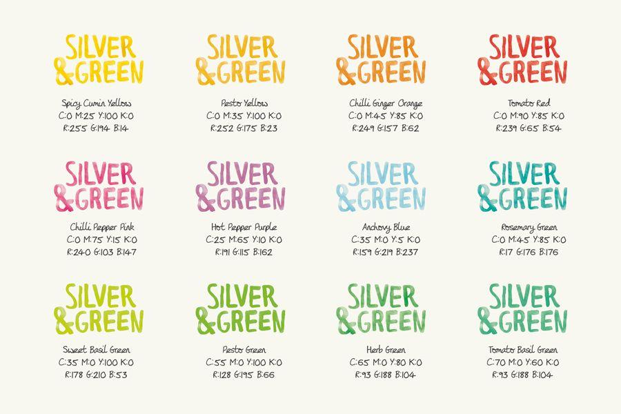 Silver Green Logo - Brand Identity for Silver & Green