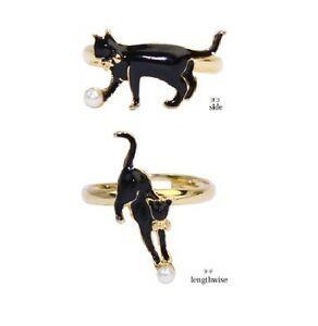 Running Black Cat Logo - R280 Forever 21 Running or Jumping Black n White KittyTabby Black ...