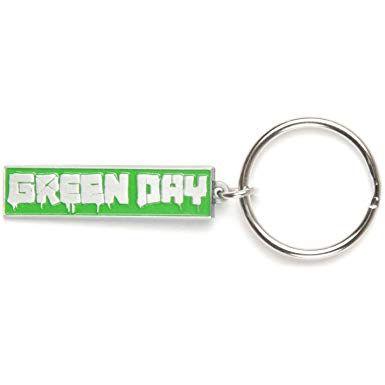 Silver Green Logo - Amazon.com: Green Day Logo Metal Key Chain Silver: Clothing