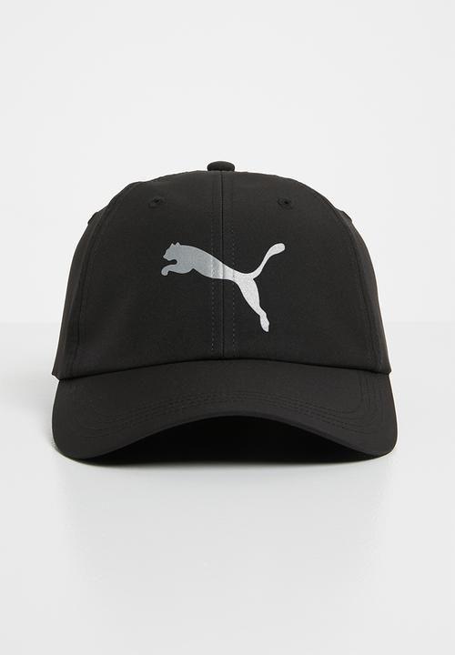 Running Black Cat Logo - Ess running cap puma cat logo - black PUMA Headwear | Superbalist.com