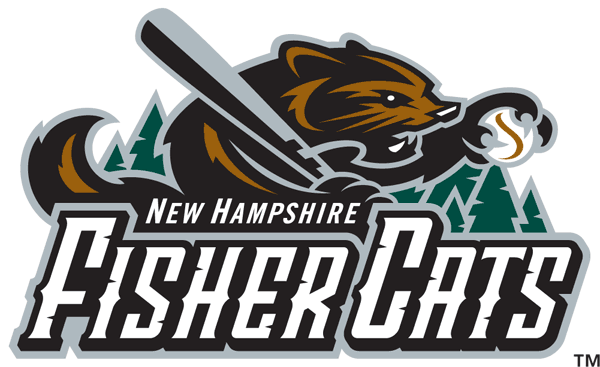 Cat Sports Logo - New Hampshire Fisher Cats Primary Logo League (EL)
