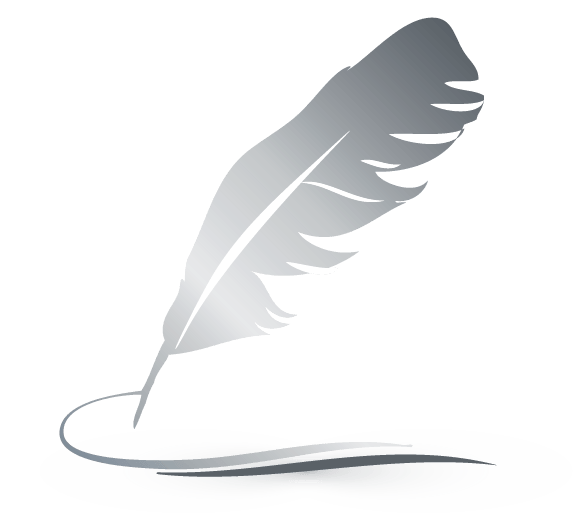 Ink Quill Logo - Design Free Logo: Create your own feather ink pen Logo Template