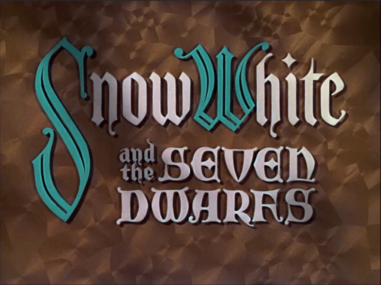Snow White Logo - Snow White and the Seven Dwarfs (1937 film)