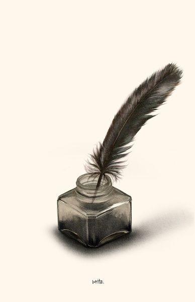 Ink Quill Logo - Pin by Elaine Tsao on feather | Tattoos, Ink, Tattoo designs