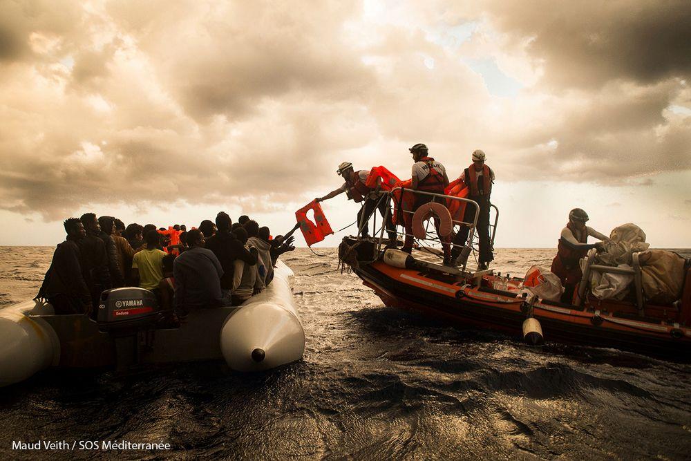 Search and Rescue Medical Cross Logo - Mediterranean search and rescue | MSF UK