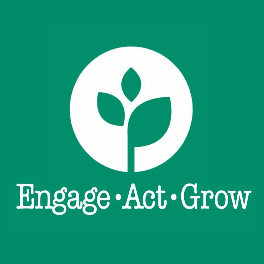 Gate Leaf Logo - Engae Act Grow Leaf – South Gate United Methodist Church