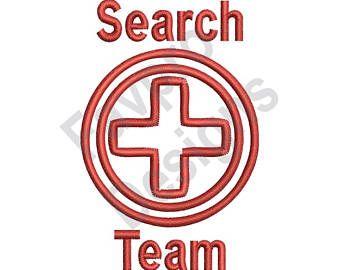Search and Rescue Medical Cross Logo - Search rescue design | Etsy