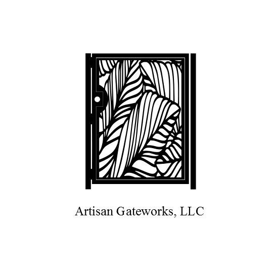 Gate Leaf Logo - Buy a Custom Made Artistic Steel Gate - Steel Panel Art - Banana ...