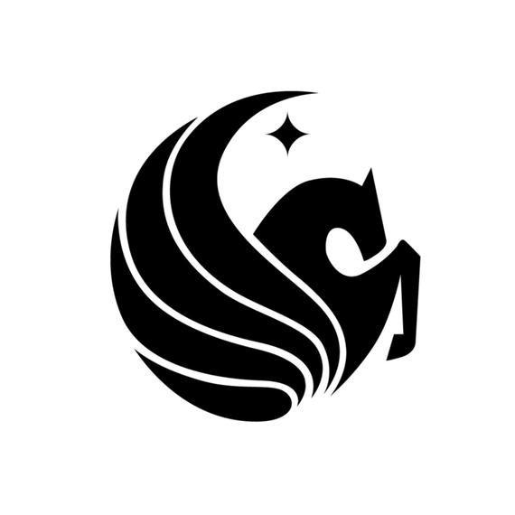 UCF Pegasus Logo - UCF Pegasus Logo Decal | Etsy