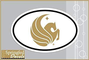 UCF Pegasus Logo - Amazon.com: UCF Knights PEGASUS Logo Euro Style Vinyl Decal #1 ...