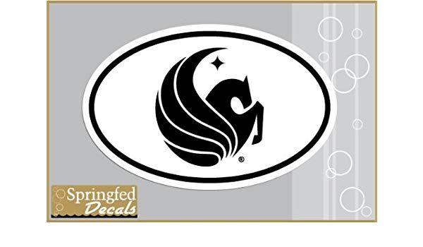UCF Pegasus Logo - Amazon.com: UCF Knights PEGASUS Logo Euro Style Vinyl Decal #2 ...