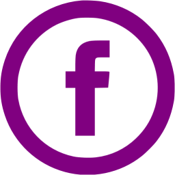 Purple Facebook Logo - Purple facebook 5 icon - Free purple social icons