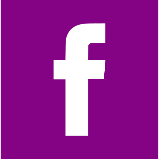 Purple Facebook Logo - Purple facebook 2 icon purple social icons