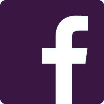 Purple Facebook Logo - MERCH