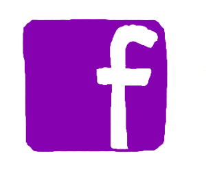 Purple Facebook Logo - facebook