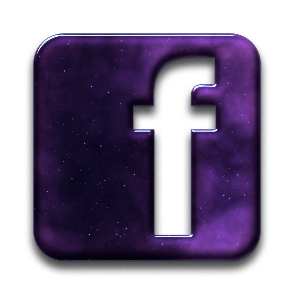 Purple Facebook Logo - Facebook Twitter Instagrams Purple Logo Png Image
