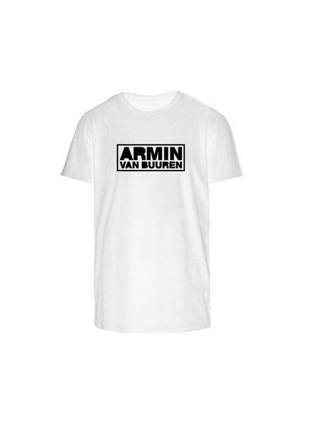 Black and White Clothing and Apparel Logo - T-Shirts - Armada Music Shop