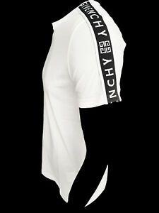 Black and White Clothing and Apparel Logo - NEW 3D LOGO LINE T-SHIRT GIVENCHY PARIS APPAREL CLOTHING TEE TOP ...