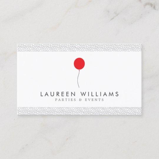 Red Balloon Logo - Red Balloon Logo for Event Planner, Party Planner Business Card ...
