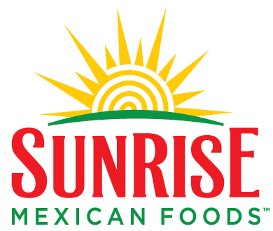 Sunrise Yellow and Red Logo - Sunrise Mexican Foods. Dallas, TX 75229