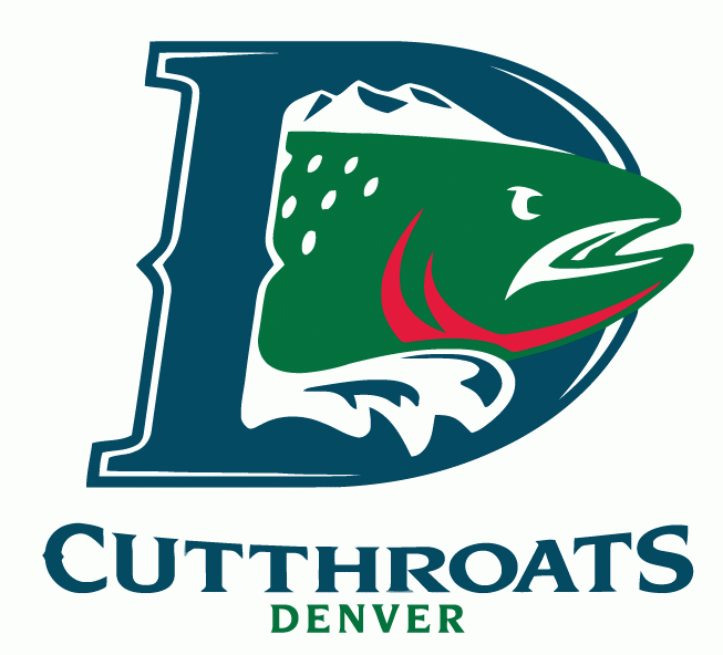 Denver Sport Logo - Denver Cutthroats Primary Logo Hockey League CeHL