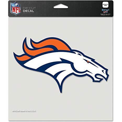Denver Sport Logo - Amazon.com : Denver Broncos Primary Team Logo Die Cut Decal 8