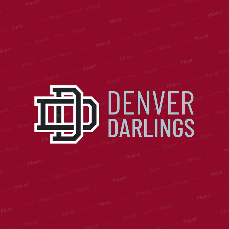 Denver Sport Logo - Placeit - Minimalistic Sports Logo Maker with Sports Lettering