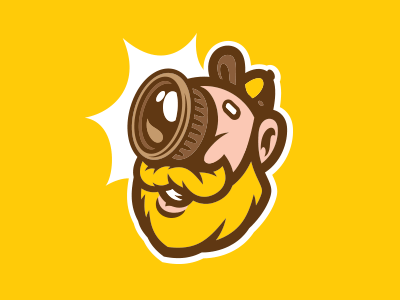 Cyclops Logo - PhotoBeard by AkumaOne | Dribbble | Dribbble
