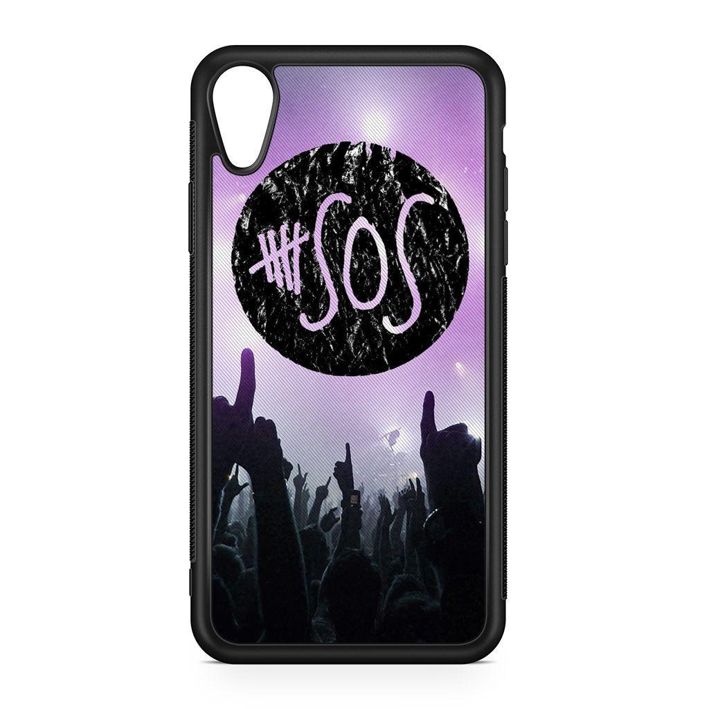 5SOS Logo - 5SOS Logo in Concert iPhone XR Case - CASESHUNTER
