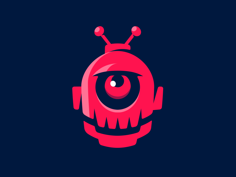 Cyclops Logo - Robot Cyclops by Tanner Wayment | Dribbble | Dribbble