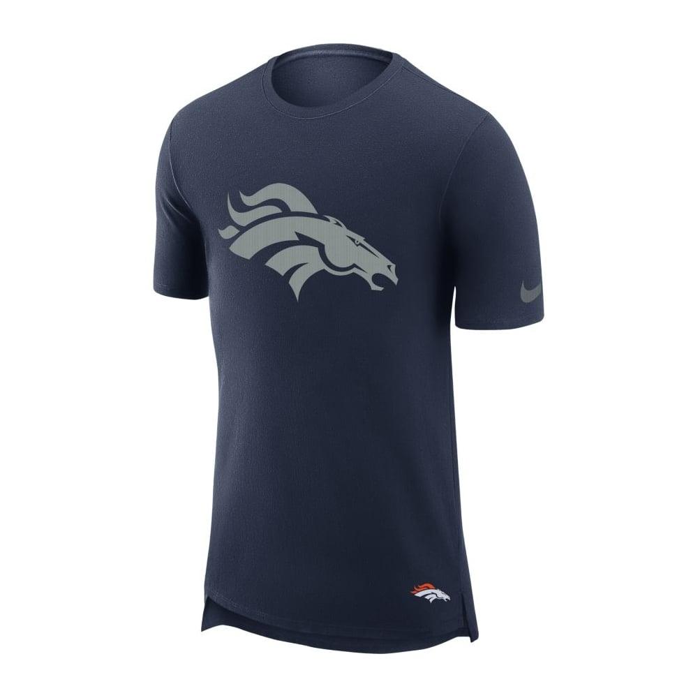 Denver Sport Logo - Nike NFL Denver Broncos Enzyme Droptail Logo T Shirt
