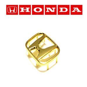 Capital of a V and L Logo - For Honda Civic Jazz City Accord Odyssey CR-V steering wheel gold ...