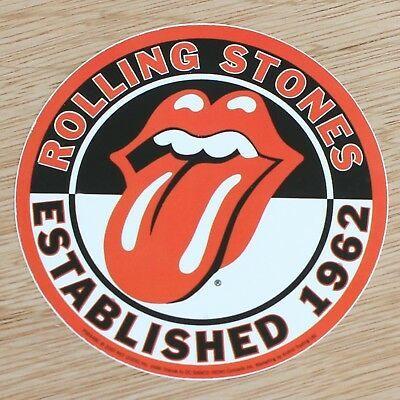 Rolling Stones Official Logo - ROLLING STONES ESTABLISHED 1962 Logo Official Vinyl Sticker - £1.99