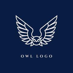 Flying Owl Logo - Flying Owl Logo Photo, Royalty Free Image, Graphics, Vectors