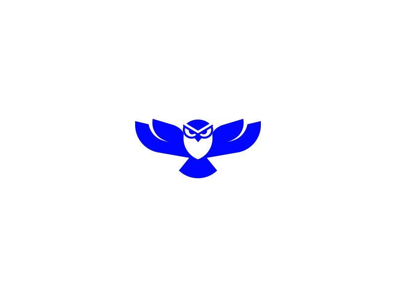 Flying Owl Logo - Owl logo mark