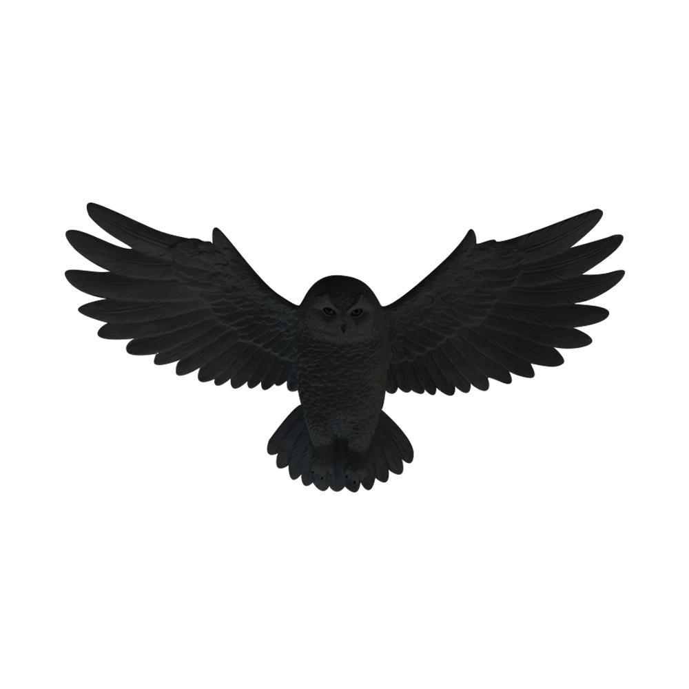 Flying Owl Logo - The Owlbert Flying Owl Faux Taxidermy Resin Wall Mount – Wall Charmers