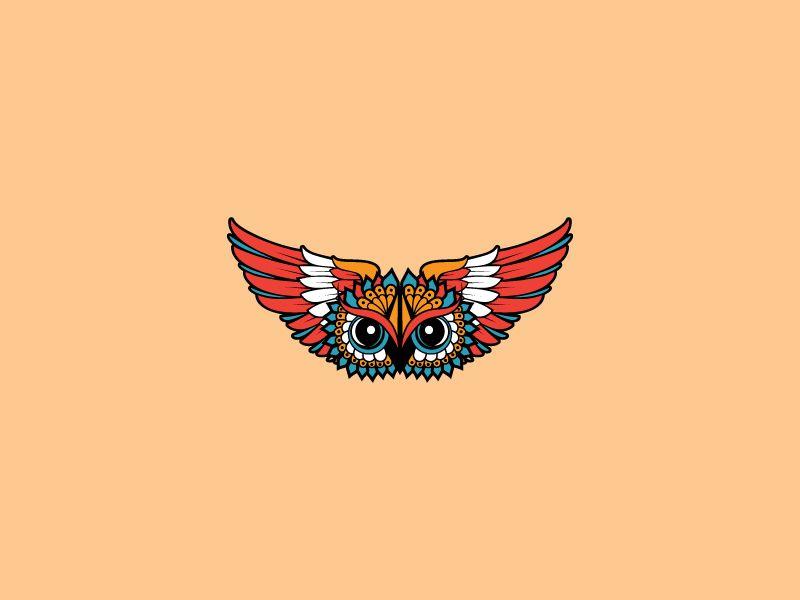 Flying Owl Logo - Flying Owl by Ladydart | Dribbble | Dribbble