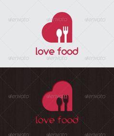 Red Heart Food Logo - Best Food logos image. Brand design, Branding design