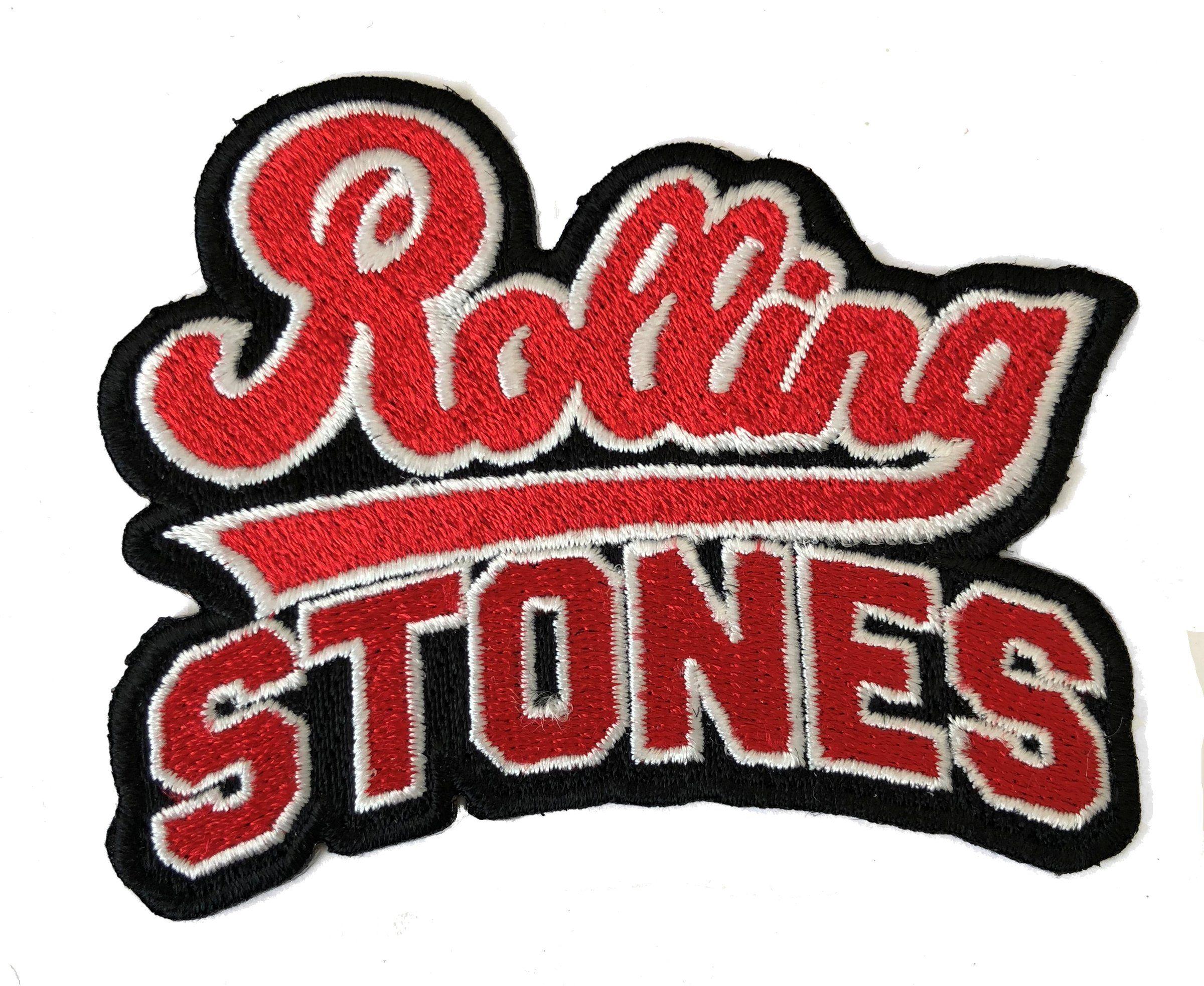 Rolling Stones Official Logo - Rolling Stones Team Logo Patch Official Iron-On-Woven Patch Brand ...