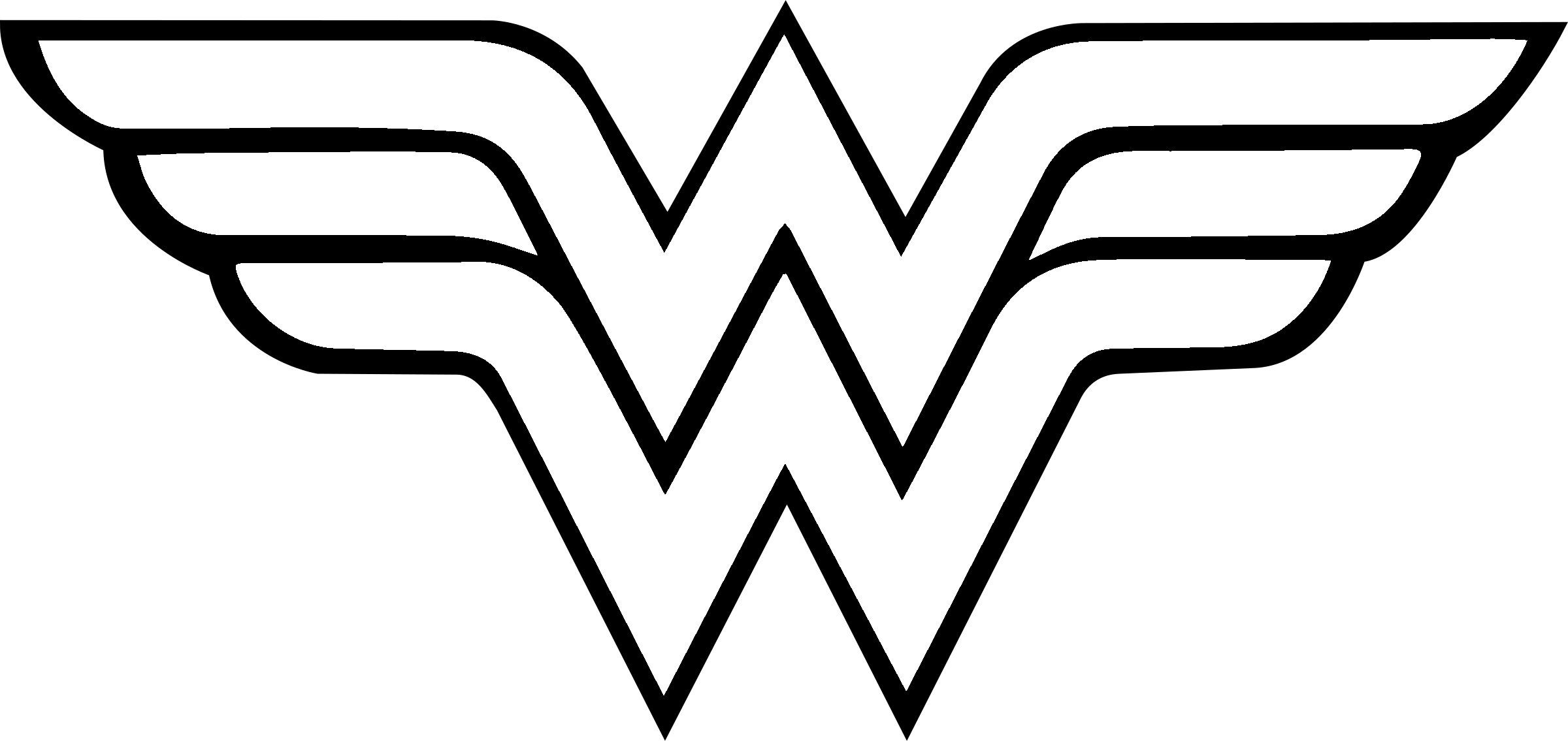 Black Woman Logo - Wonder Woman Logo PNG Transparent & SVG Vector - Freebie Supply