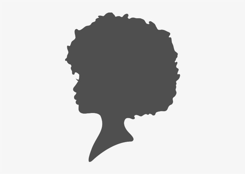 Afro Woman Logo - Aphrochic Logo Silhouette - Black Silhouette Afro Woman Transparent ...
