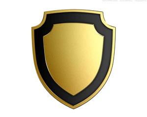 Black and Gold Shield Logo - Shiny Gold Shield. Free Image clip art