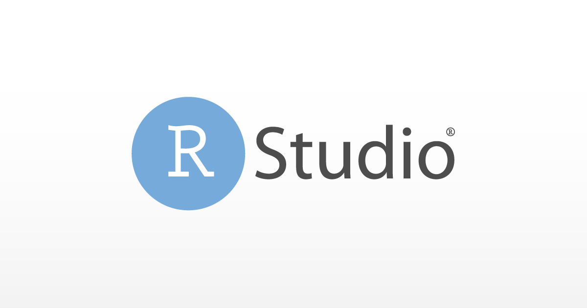 R and R Logo - Home - RStudio
