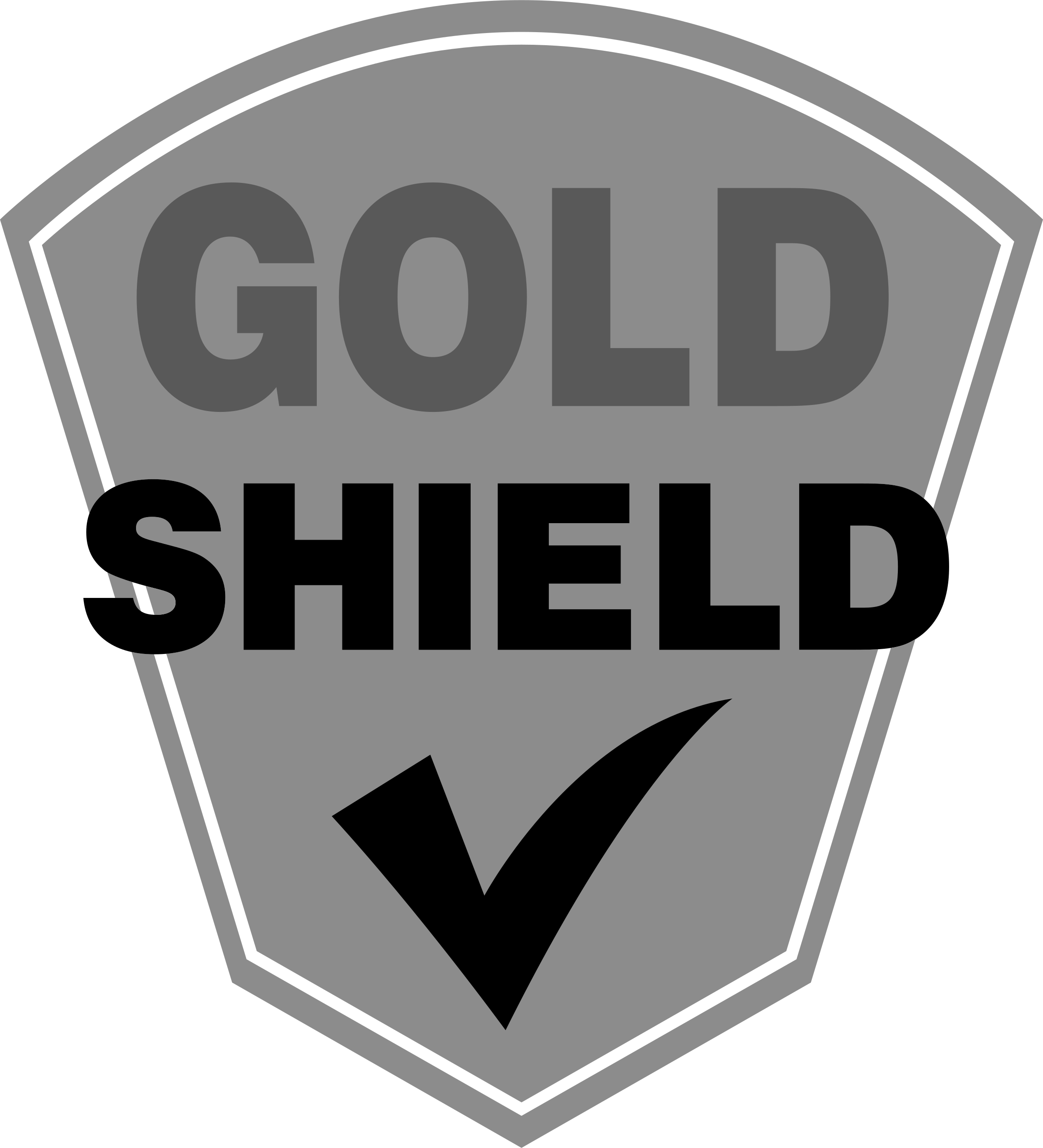 Black and Gold Shield Logo - Gold Shield Logo PNG Transparent & SVG Vector